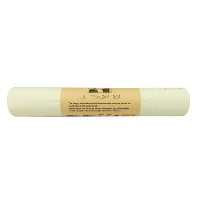 Wave Top Handle Kompostierbare Müllsäcke Papierfolie für Küchen Schlafzimmer