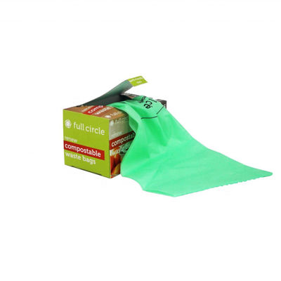 Großhandel Nachhaltiges 100% biologisch abbaubares Maisstärke Maßgeschneiderte Druckgroße Küche Kompostierbare Mülltonne Liner-Tasche für Lebensmittel-Rückstände