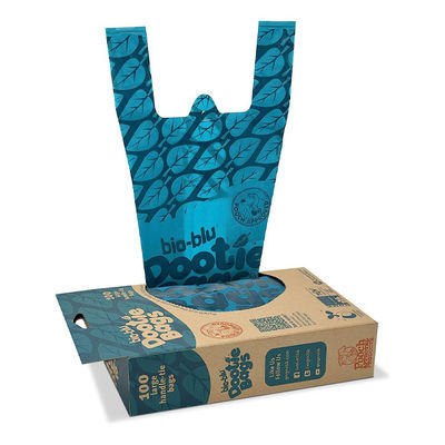 Guter Preis Ökofreundliche Krawattenhandfläche Kompostierbare Hundepoop-Taschen Spender Box Block verpackt Online