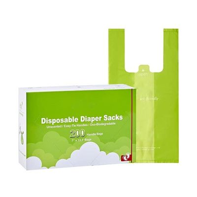 Guter Preis Kompostierbare Baby-Nappy-Taschen Maisstärke Duftbare Wegwerfwindel-Taschen Online