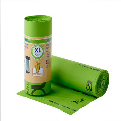 Guter Preis 100% kompostierbares, biologisch abbaubares Maisstärke Großhandel Hochwertiges, nachhaltiges, umweltfreundliches, maßgeschneidertes, gedrucktes Müllsack Online