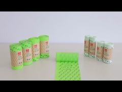 Wave Top Handle Kompostierbare Müllsäcke Papierfolie für Küchen Schlafzimmer